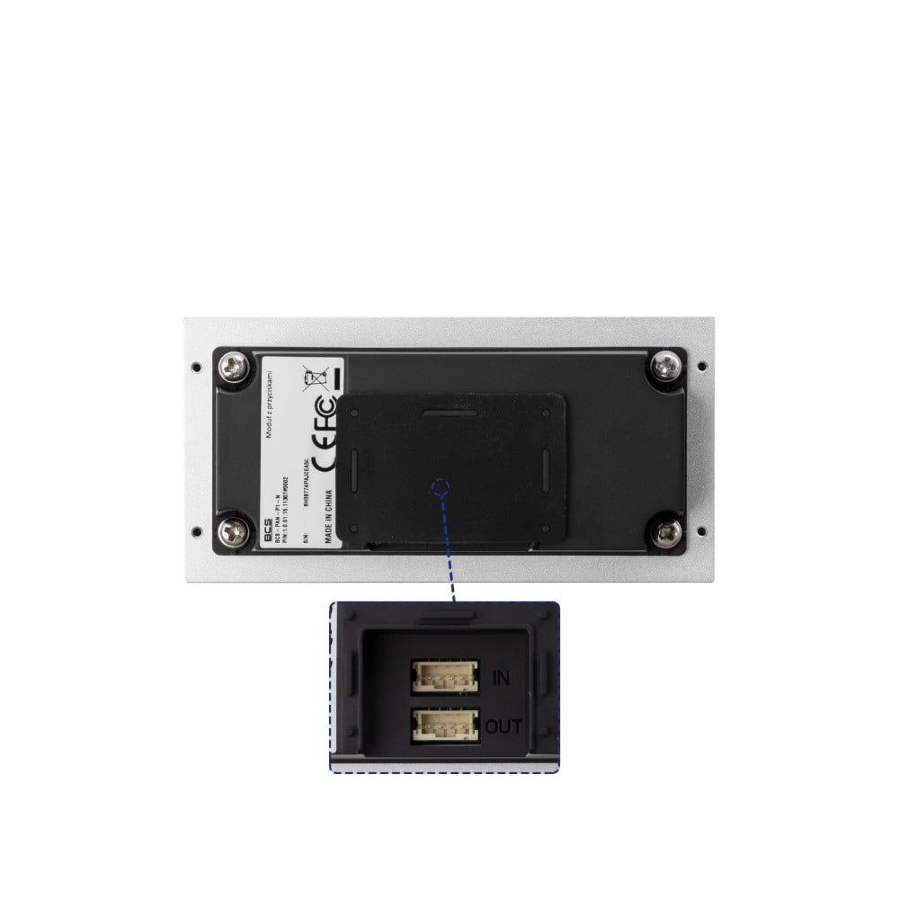 BCS BCS-PAN-P1-N Modul buton 1 conexiune_2