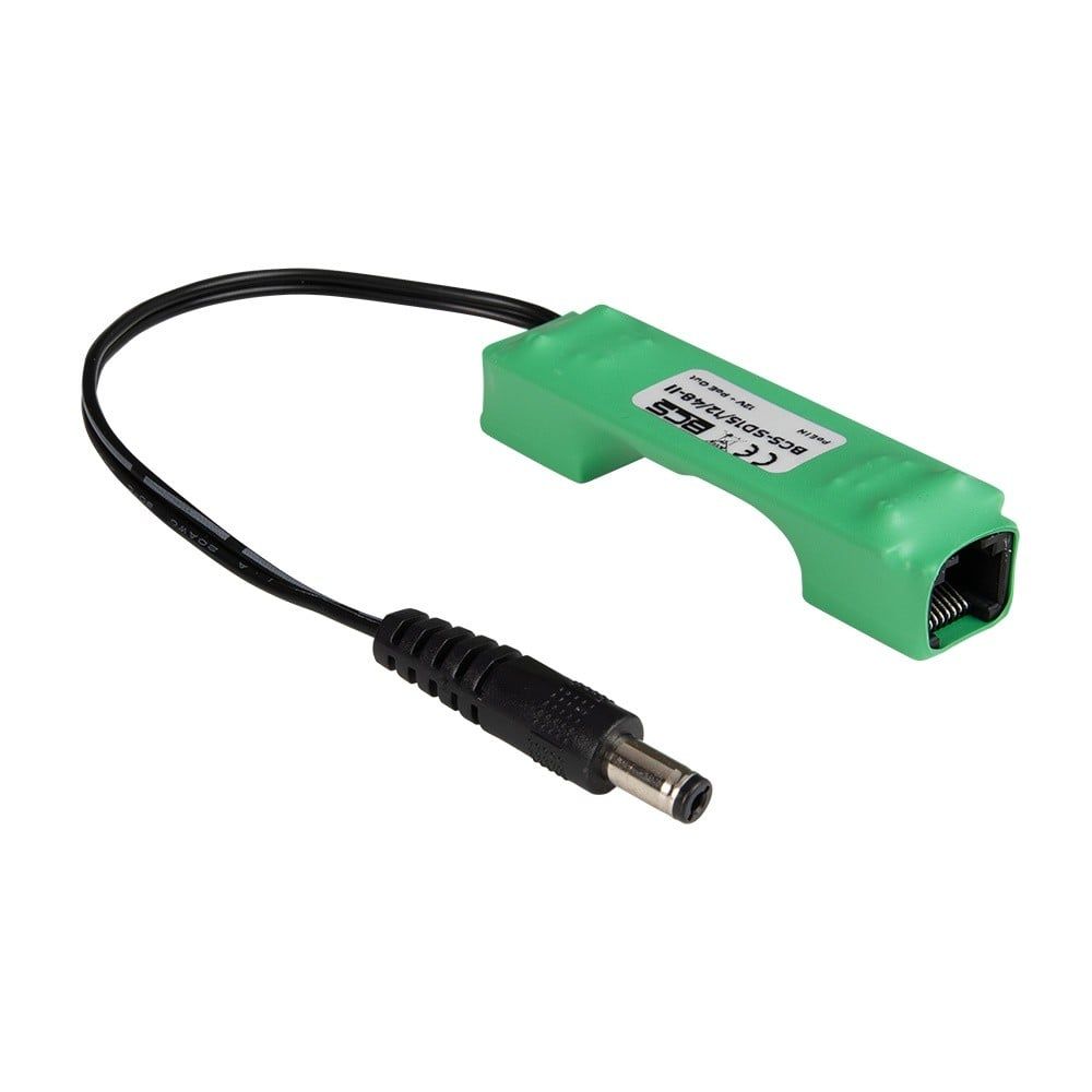 BCS BCS-SD15/12 Convertor PoE 48-56V la 12V DC cu comunicare LAN_1