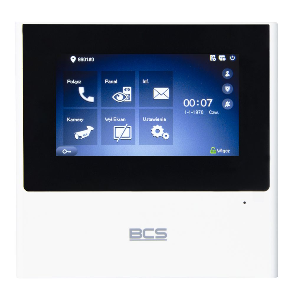 BCS BCS-MON4000W-S Monitor Video IP cu Funcția de Vizualizare în Timp Real_1
