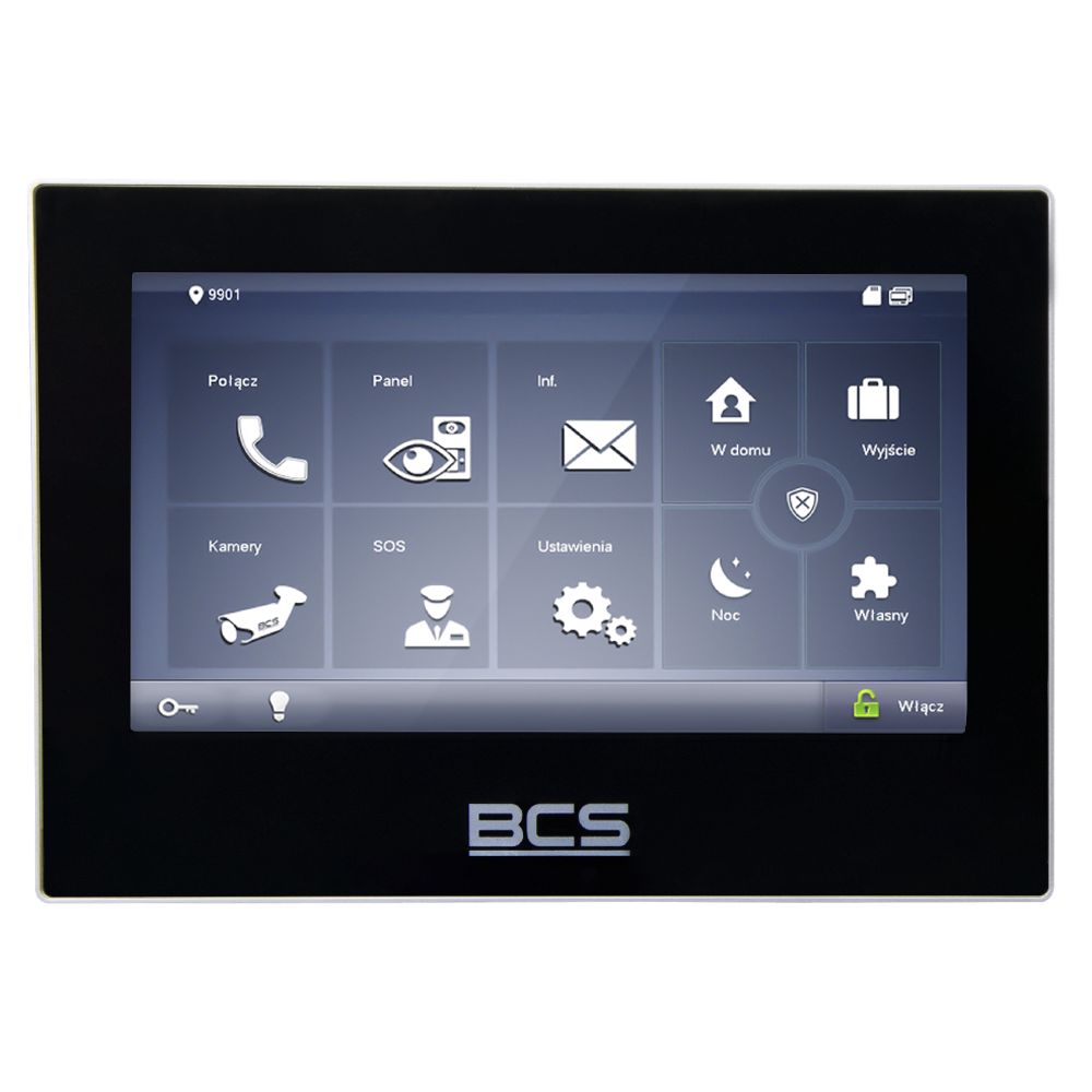 BCS BCS-MON7700B-S Monitor Video IP cu Funcția de Vizionare de la Distanță_1