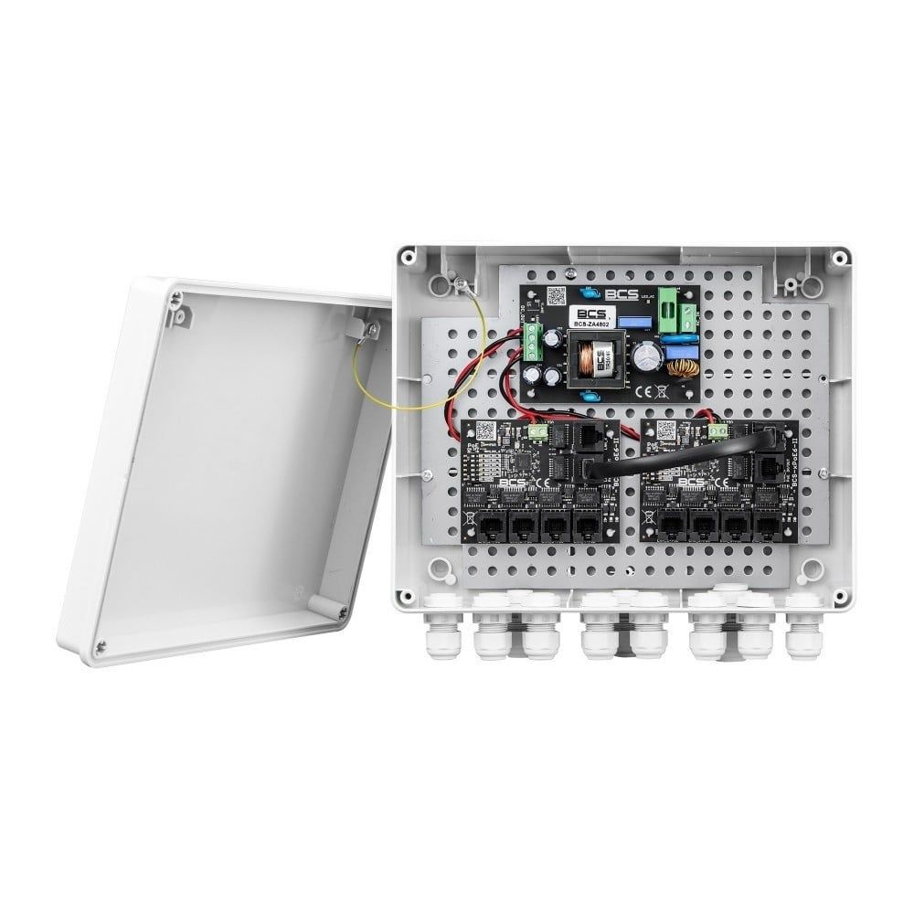 Set de alimentare PoE BCS BCS-IP8/Z/E-S pentru camere IP cu carcasă exterioară_2