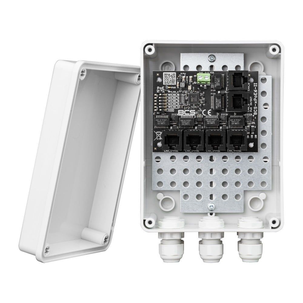 BCS BCS-xPoE6-II Comutator PoE Universal pentru CCTV IP_2