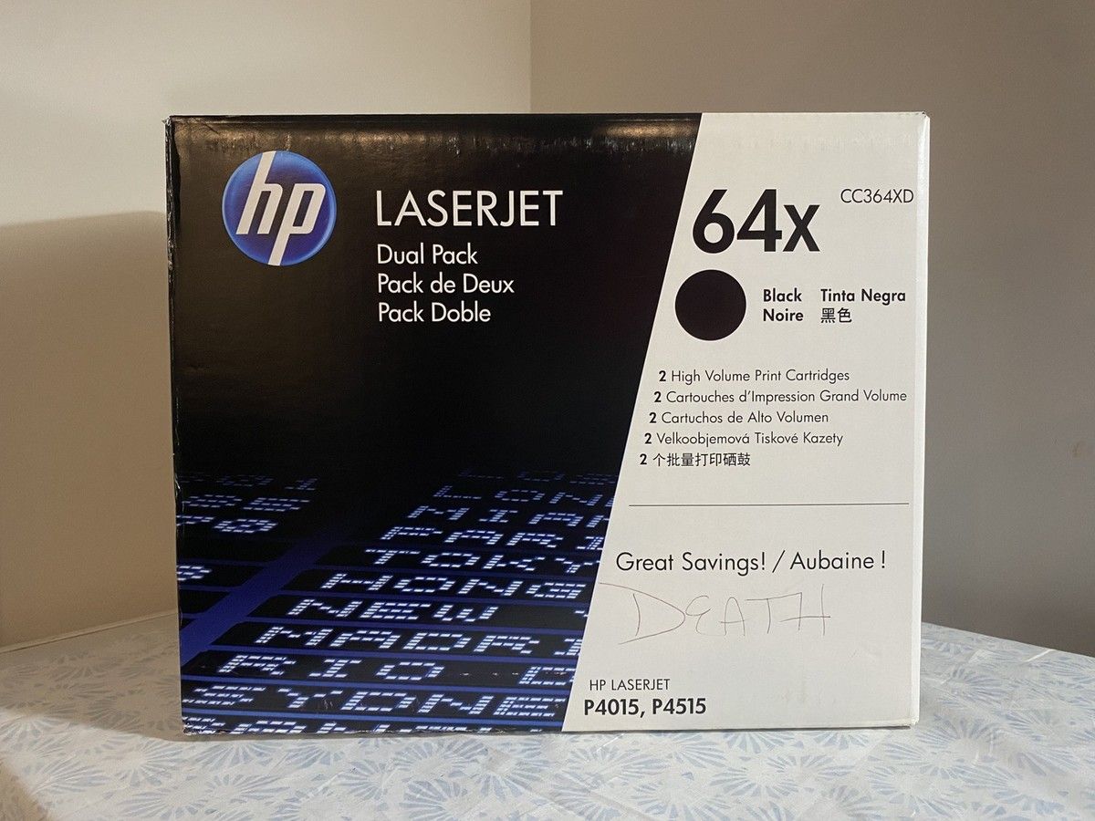 HP (CC364XD) No 64XD HP64XD HP 64XD Dual Pack Black Schwarz Cartridge (CC364XD)_2