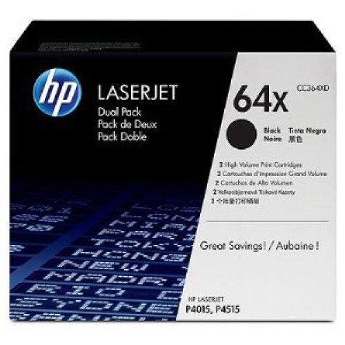 HP (CC364XD) No 64XD HP64XD HP 64XD Dual Pack Black Schwarz Cartridge (CC364XD)_4