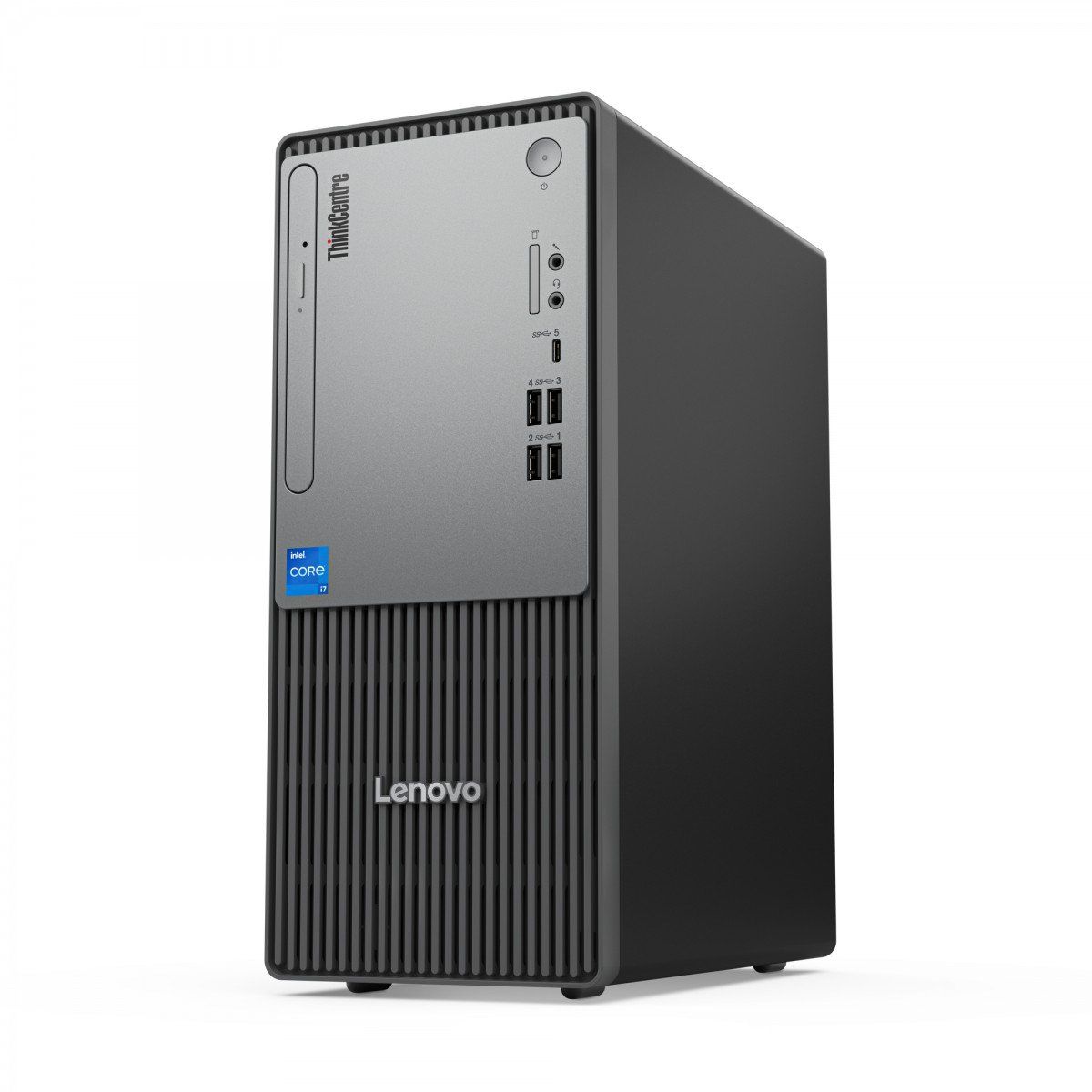 Lenovo ThinkCentre neo 50t Gen 5 Intel® Core™ i7 i7-14700 16 Giga Bites DDR5-SDRAM 1 TB SSD Windows 11 Pro Tower PC-ul Negru, Gri_1