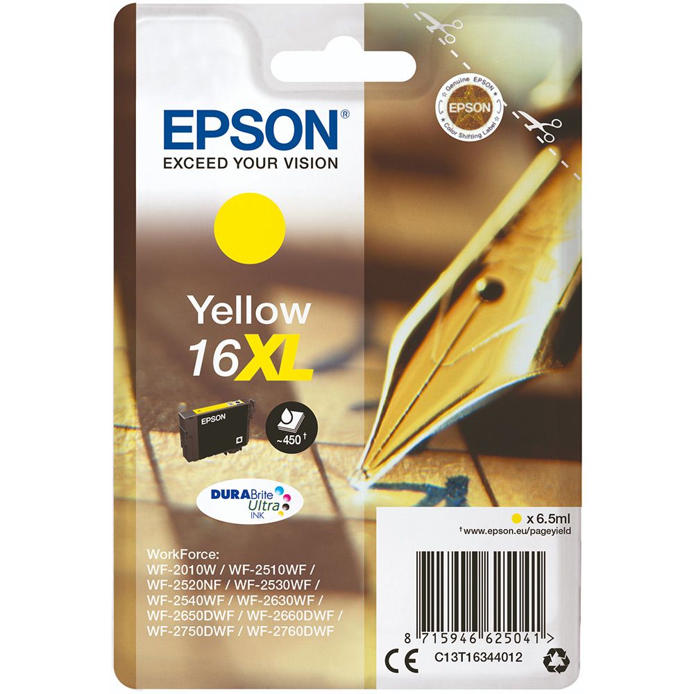 Epson Pen and crossword Singlepack Yellow 16XL DURABrite Ultra Ink_2