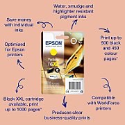 Epson Pen and crossword Singlepack Yellow 16XL DURABrite Ultra Ink_4