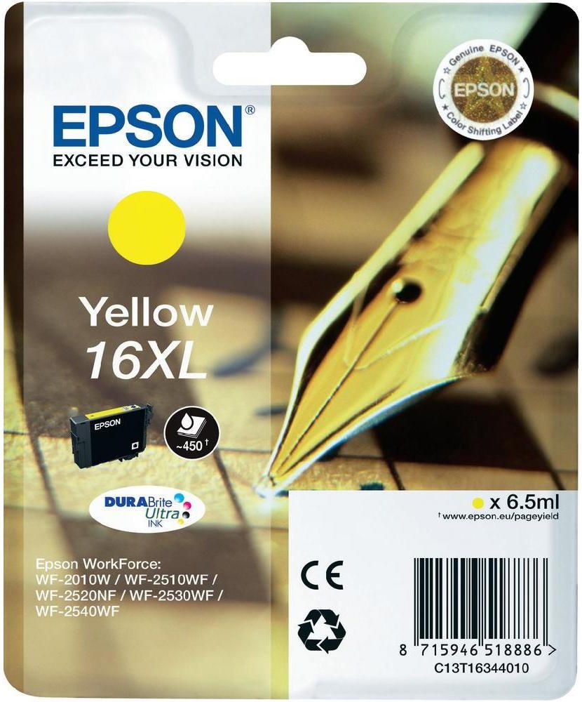 Epson Pen and crossword Singlepack Yellow 16XL DURABrite Ultra Ink_5