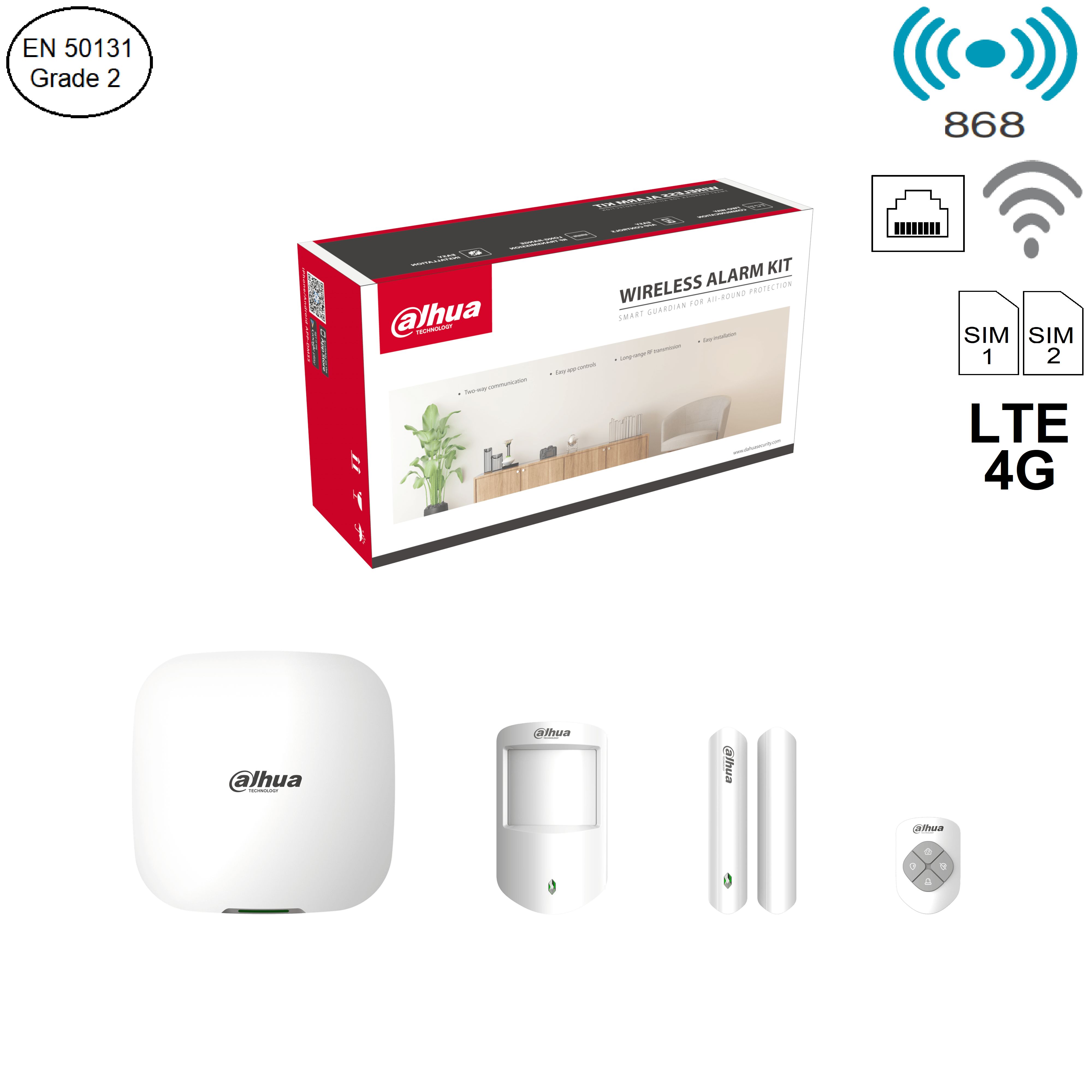 Dahua ART-ARC3800H-03-FW2(868) Kit de alarmă wireless_1