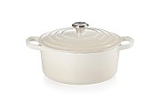 Le Creuset Signature Roaster round 22cm Meringue creme (21177227164430)_1