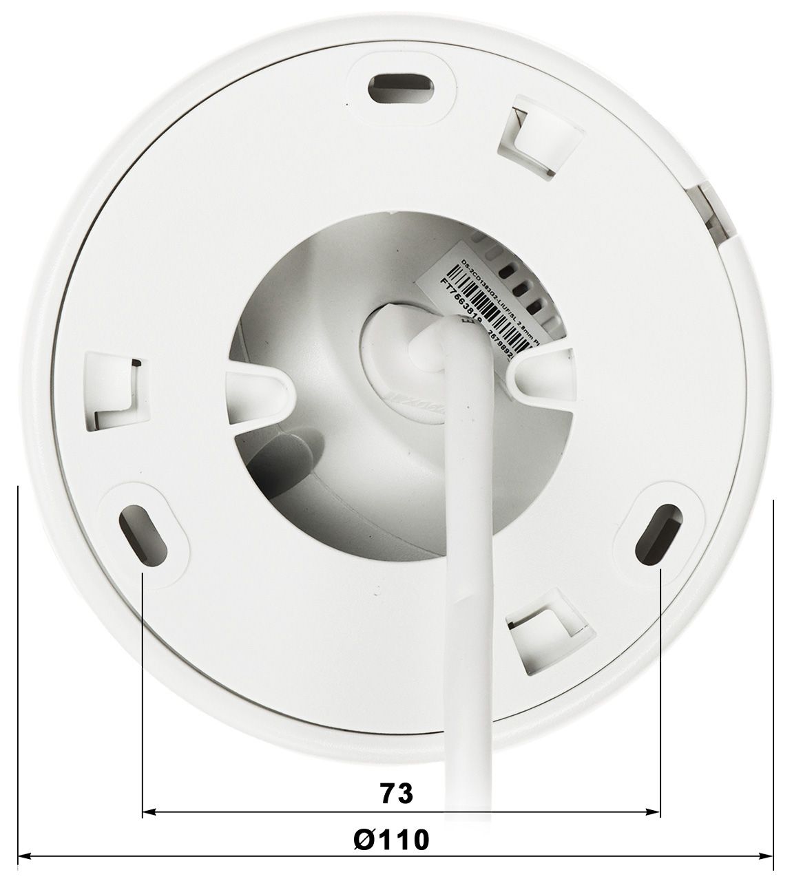 Hikvision DS-2CD1383G2-LIUF/SL 2.8mm PL 8 MP Cameră de rețea cu turret fixă și iluminare hibridă inteligentă (doar interfață poloneză)_6