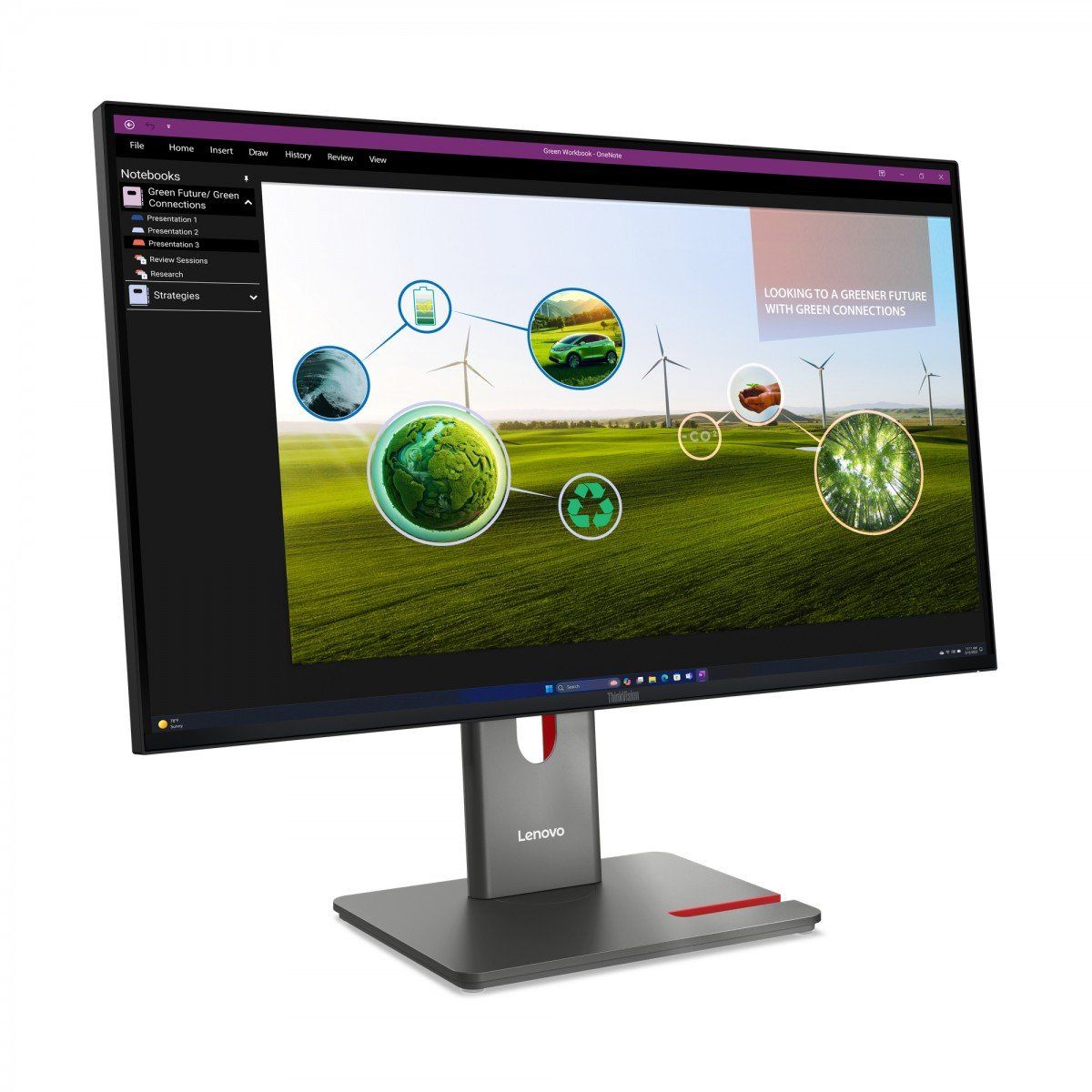 LENOVO ThinkVision P27Q-40 68,58cm 27inch 2560x1440 IPS 120Hz Daisy Chain KVM/eKVM USB-C TopSeller_1
