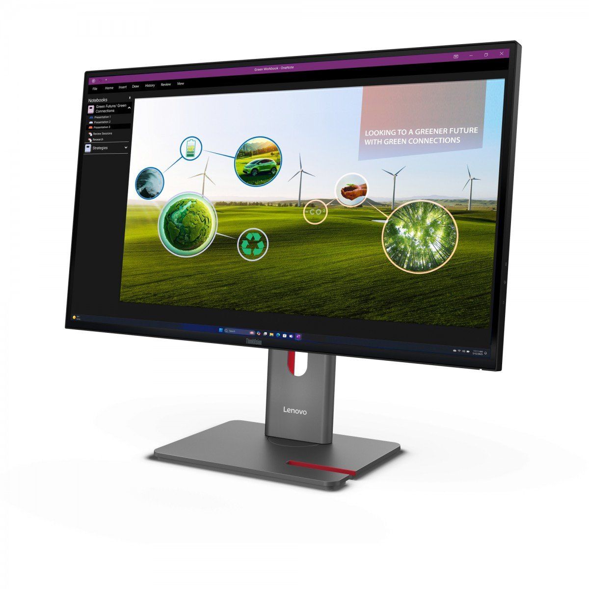 LENOVO ThinkVision P27Q-40 68,58cm 27inch 2560x1440 IPS 120Hz Daisy Chain KVM/eKVM USB-C TopSeller_2