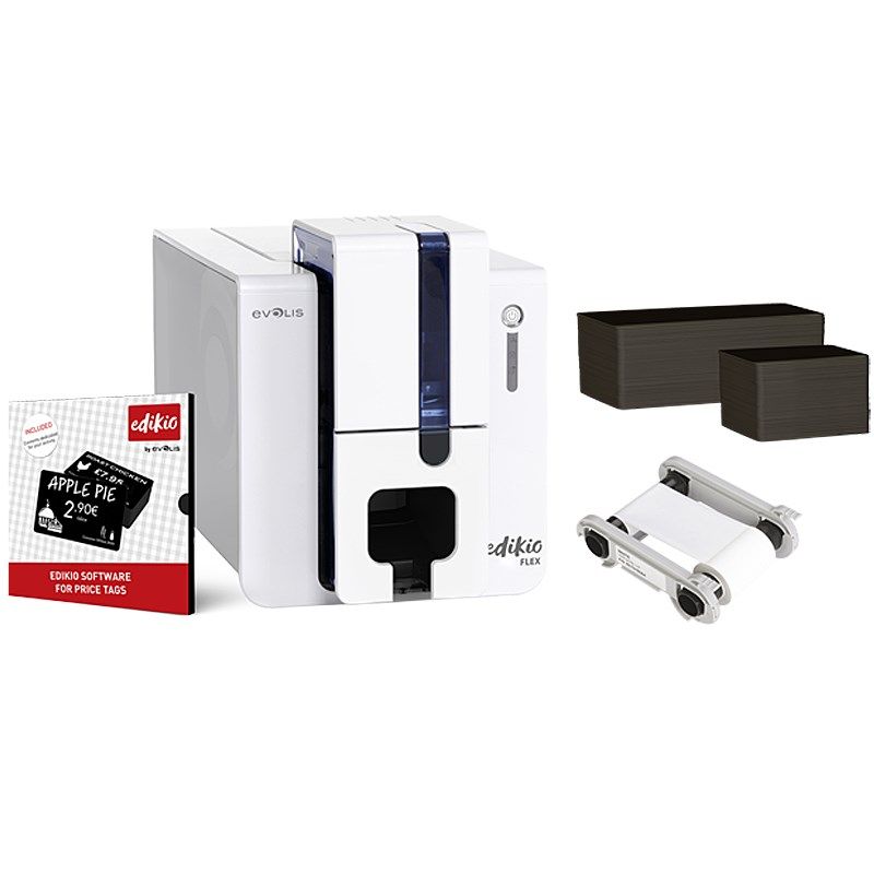 Evolis Edikio Flex, single sided, 12 dots/mm (300 dpi), USB, Ethernet, kit (USB)_1