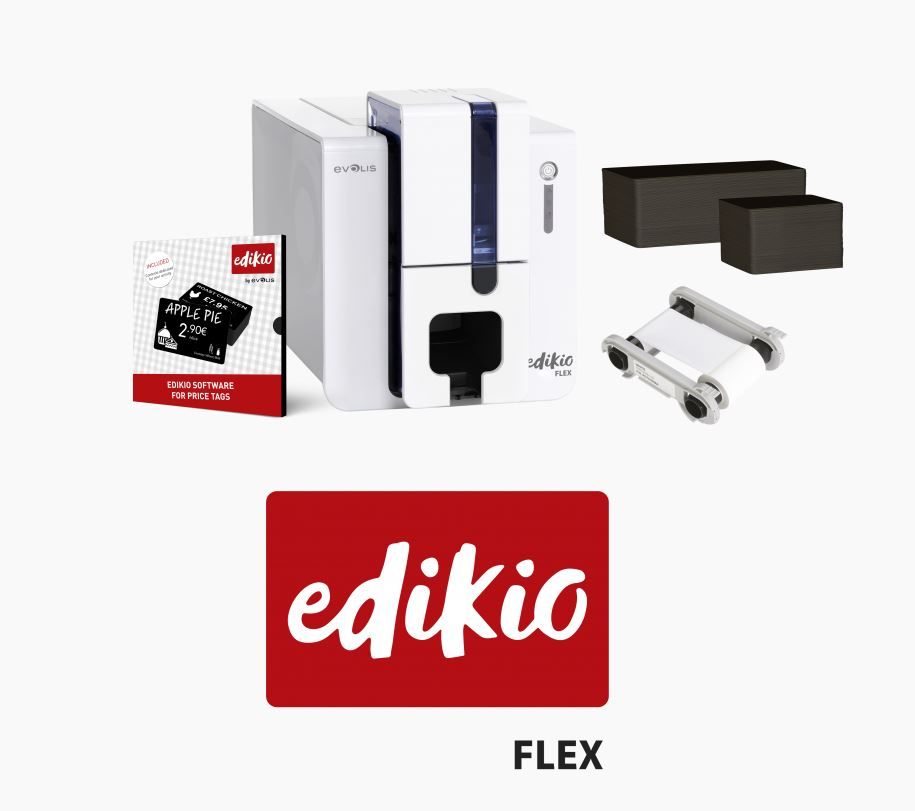 Evolis Edikio Flex, single sided, 12 dots/mm (300 dpi), USB, Ethernet, kit (USB)_4