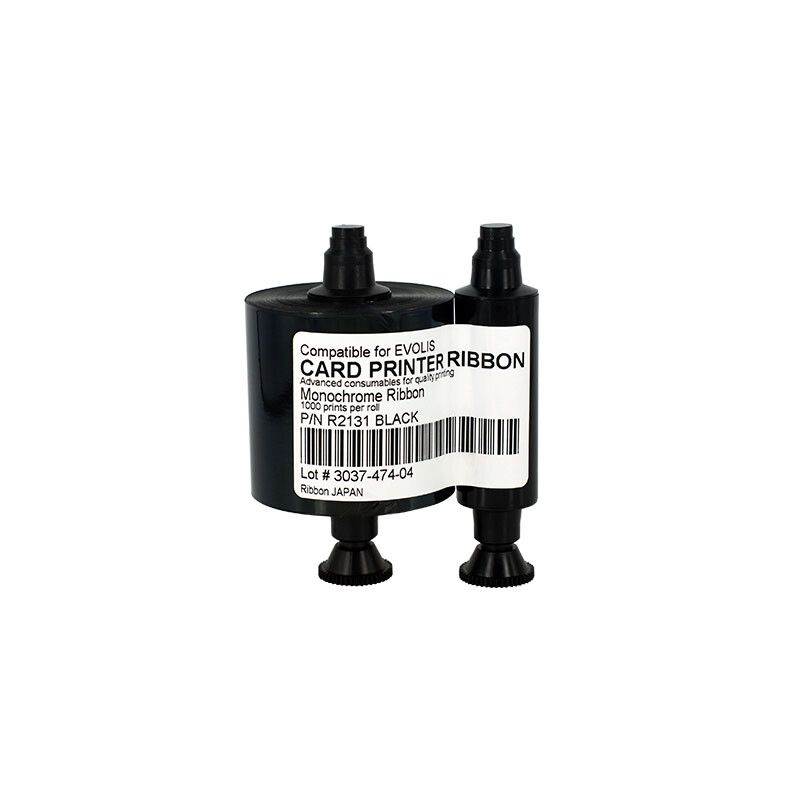 Evolis colour ribbon (monochrome), black_2