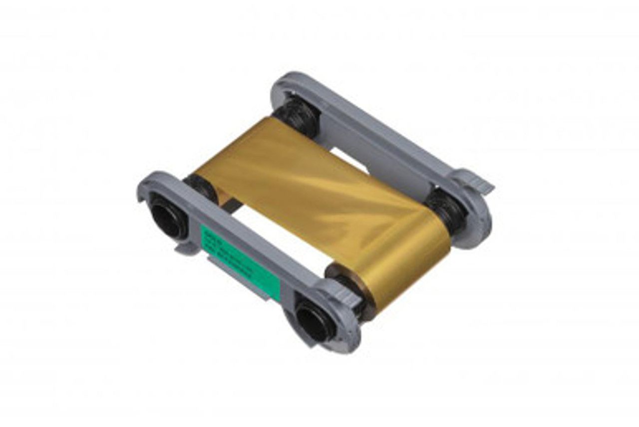 Evolis ribbon, metallic gold_1