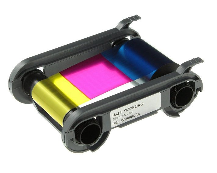 Evolis colour ribbon (half-panel, YMCKOKO)_1