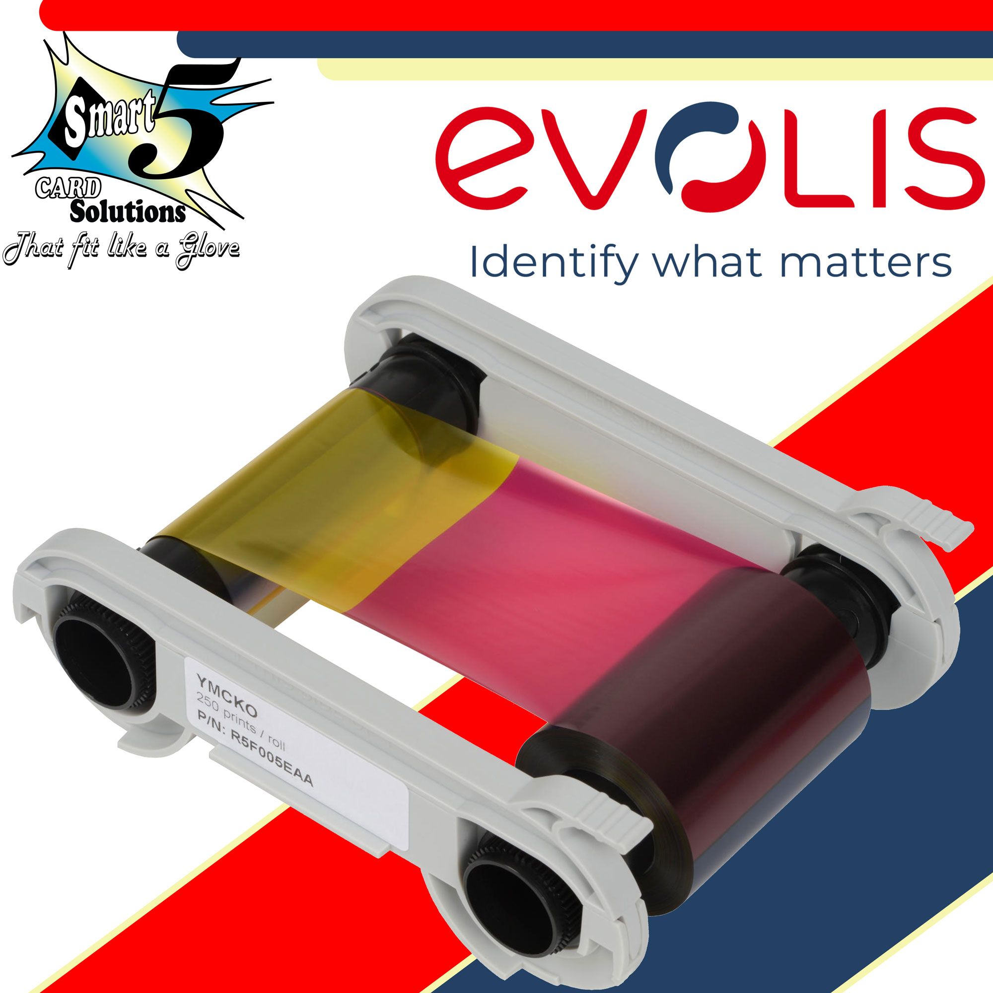 Evolis colour ribbon (YMCKO)_4