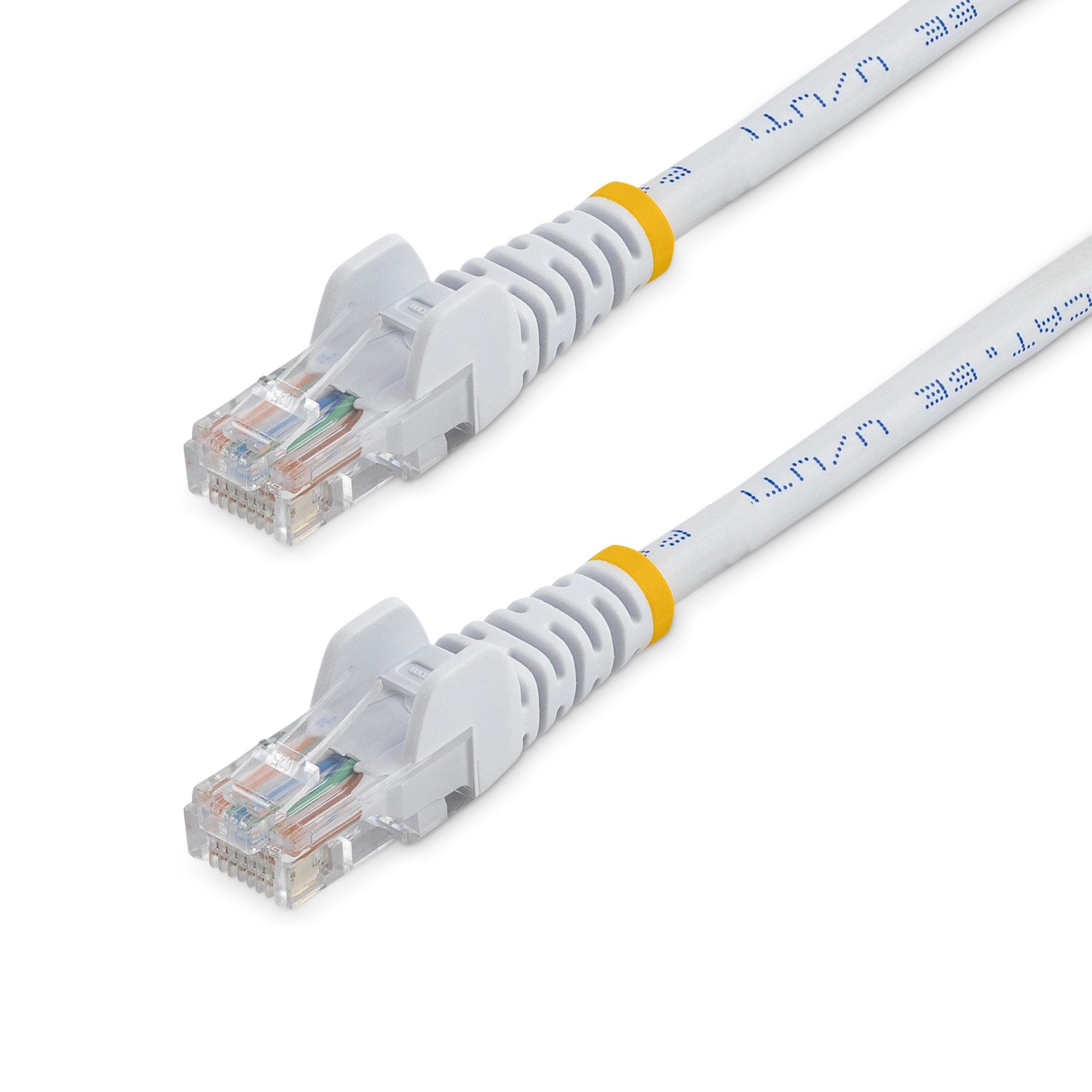 Patch cable, shielded, clear white_1