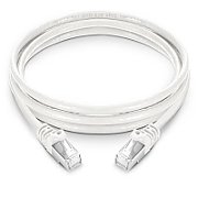 Patch cable, shielded, clear white_4