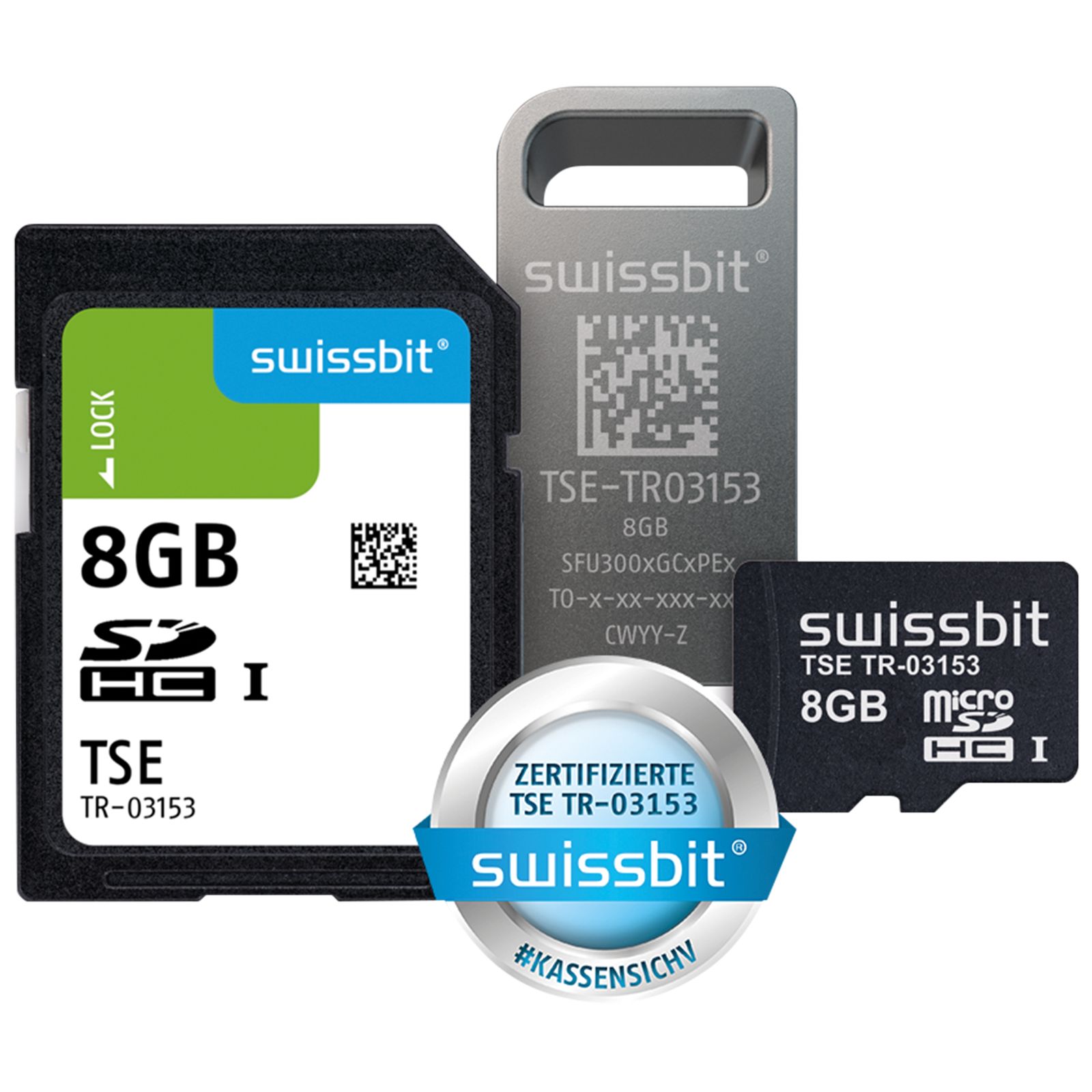 Swissbit TSE, USB-Stick, 8 GB, vereinzelt_1
