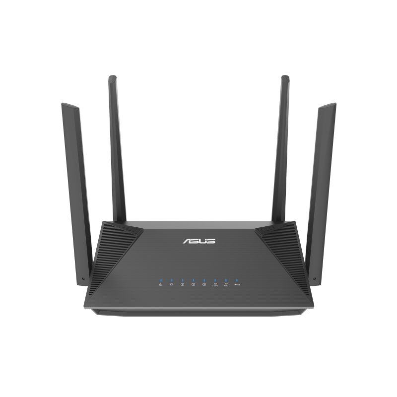 ASUS ROUTER AX1800 DUAL-BAND  WI-FI 6 RT-AX52 PRO, Standarde wireless: IEEE 802.11a, IEEE 802.11b, IEEE 802.11g, WiFi 4 (802.11n), WiFi 5 (802.11ac), WiFi 6 (802.11ax), IPv4, IPv6, AX1800: 5 GHZ 1201 Mbps+ 2.4GHZ 574 Mbps, 4 x antene externe, Procesor: 1.3GHz dual-core, Memorie: 128 MB Flash, 256 MB_1