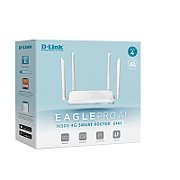 D-Link G403 EAGLE PRO AI N300 4G SMART Wi-Fi Router, Single Band, Wireless Speed: 300Mbps 2.4GHz, 1x  Fast Ethernet WAN 4x Fast Ethernet LAN, 4 fixed omni-directional antennas, AI Assistant, AI Parental Control, AI Wi-Fi Optimiser_1