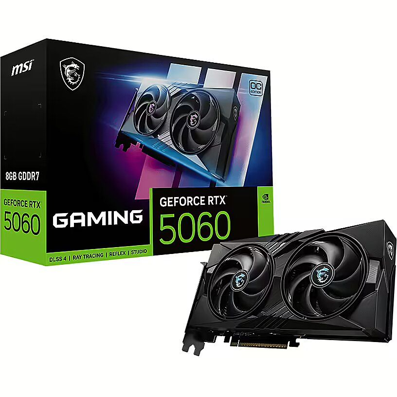 MSI VGA 8GB RTX5060 GAMING OC 3xDP/HDMI GeForce RTX 5060 8G GAMING OC_1