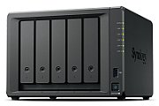 DiskStation DS1525+, 5-Bay, AMD Ryzen V1500B 2.2GHz, 8GB DDR4 ECC, max 32GB, SATA & M.2 NVMe, 2x2.5GbE, USB 3.2, PCIe, max 108TB, RAID, Hot Swap, Negru_1
