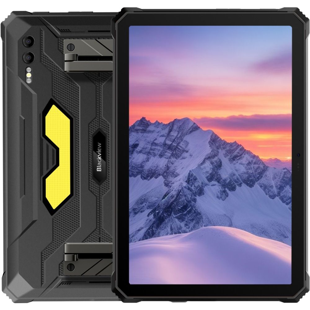 Blackview Active 10 Pro Rugged Tab 12GB/512GB, 10.95-inch FHD+1920x1200 IPS 90Hz Corning Glass 3, MT6878 Octa-core, 50MP Front/108MP-20MP Rear Camera infared nught vision, 30000mAh, 55W FC, Android 14, NFC, Fingerprint, MIL-STD-810H, Black_2