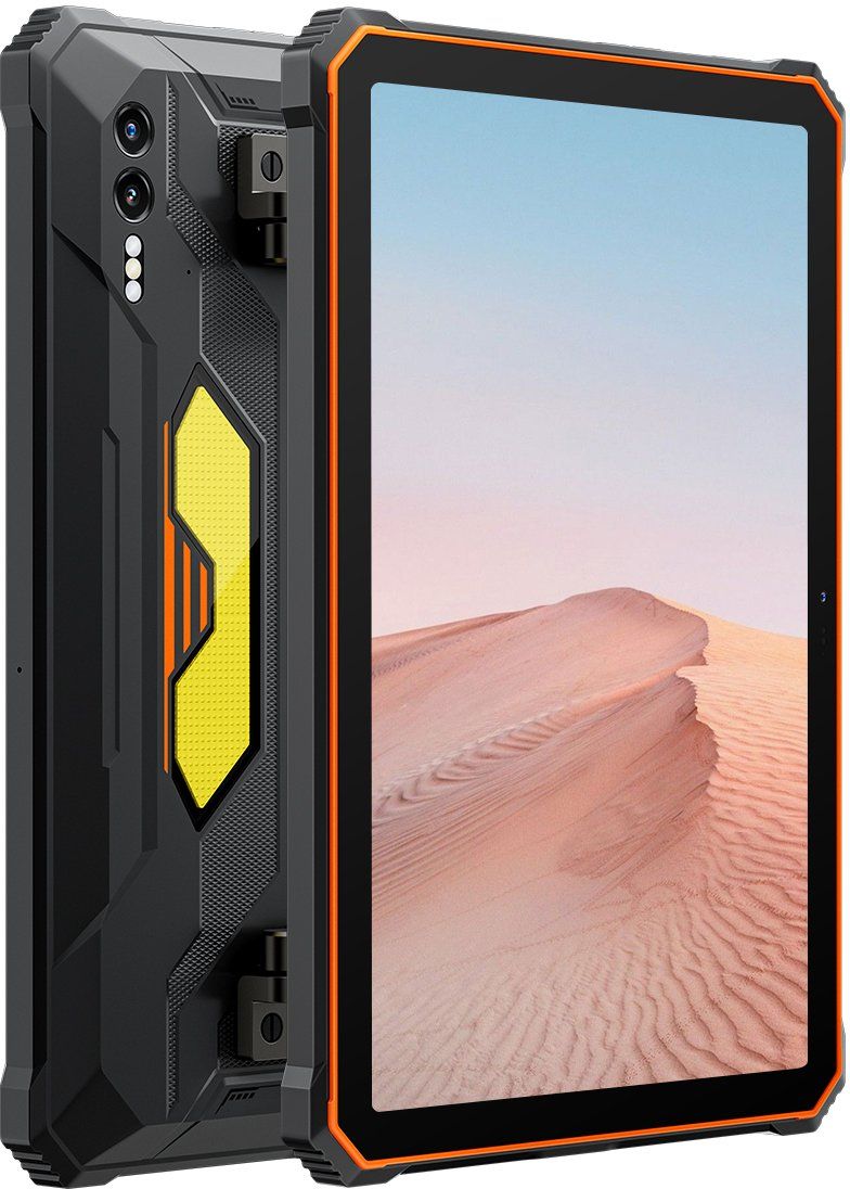 Blackview Rugged Tab Active 10 Pro 10.95-inch FHD+IPS 1920x1200 90Hz Corning 3th 12GB/512GB MT6878 Octa-core 2.5GHz 50MP Front/108MP+20MP Rear Camera infared nught vision 30000mAh NO Charging Android 14 up to 15 NFC Camping lights MIL-STD-810H Orange_2