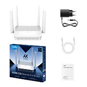 CUDY AX3000 2.5G Dual Band Wi-Fi 6 Mesh PoE Router, Chipset MT7981BA+MT7976CN+MT7531AE+RTL8221B, 802.11ax/ac/a/b/g/n, 2402Mbps at 5GHz + 574Mbps at 2.4GHz, 1 x 2.5G Port(PoE-IN,802.3at/af or Passive PoE), 4 x 10/100/1000Mbps Ports, 4 x 5dBi fixed antennas, 1 x USB 2.0, WiFi router/AP/ Repeater/WISP_2