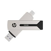 HP USB-C & Typ-A 3.2  512GB  SSD Steel Flash Drive 911Pro_1