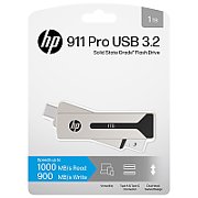 HP USB-C & Typ-A 3.2  1TB  SSD Steel Flash Drive 911Pro_1