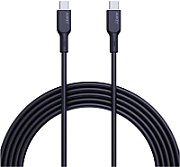 Cablu alimentare si date Aukey, USB Type-C (T) la USB Type-C (T), 1.8m, 480 Mbps, 100W, silicon, negru, 