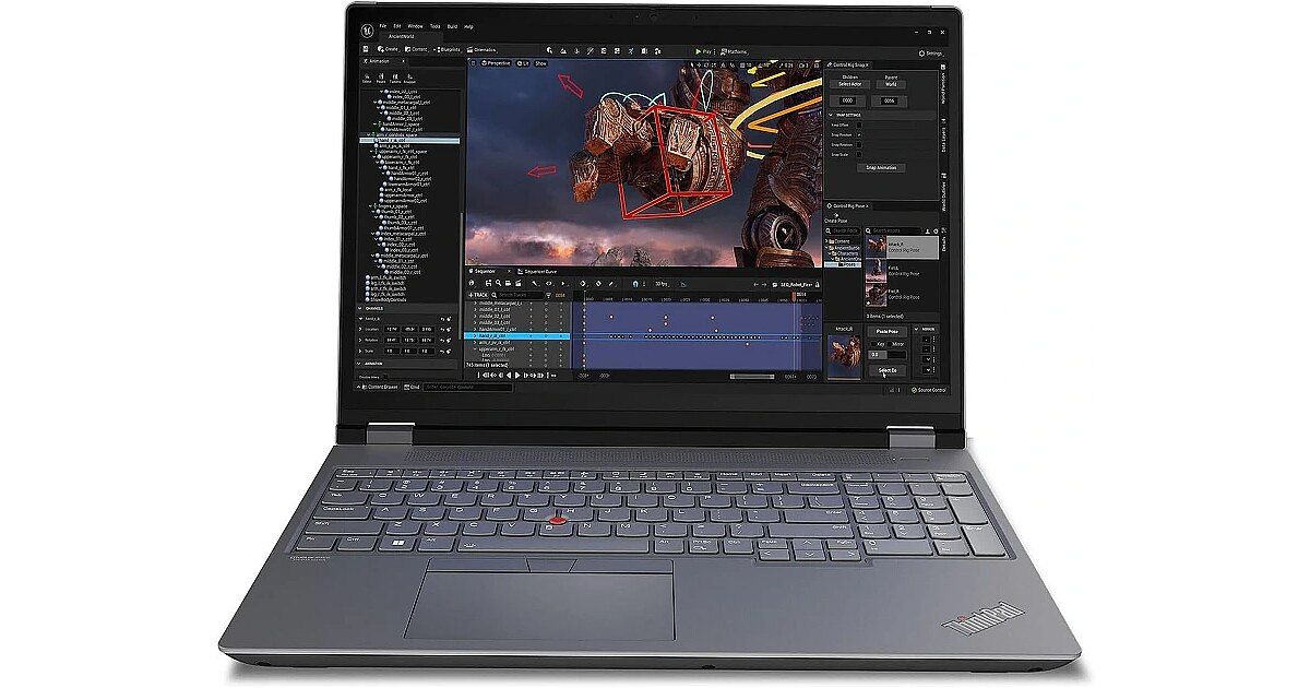 Lenovo ThinkPad P16 Gen2 16'' WQXGA 500N Intel Core i7-14700HX vPro 32GB RAM 1TB SSD RTXA2000_8GB FPR SCR Keyboard backlit ENG Euro W11P 3YPS_4