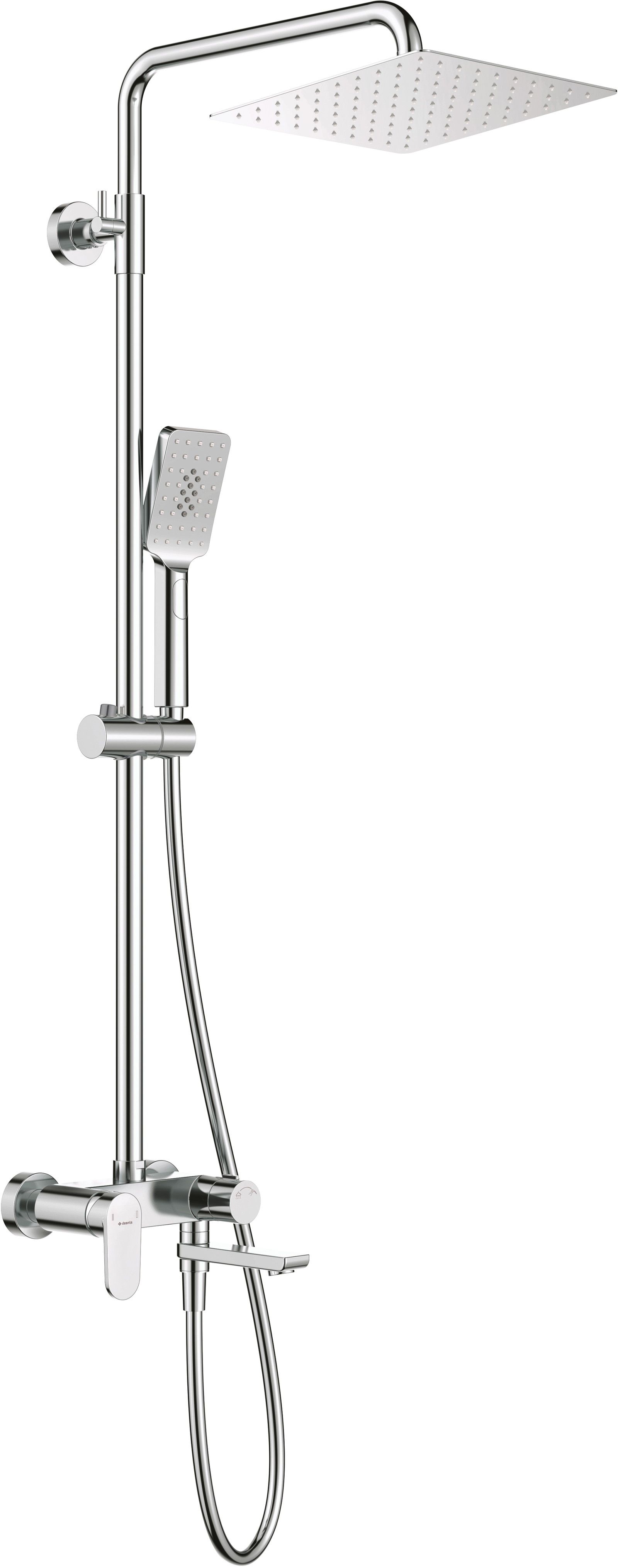 Shower head with bathtub mixer - movable spout_1