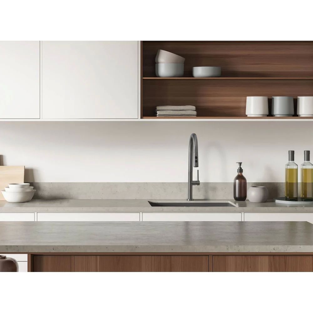 Kitchen faucet with pull-out spout - 2 types of spray_3