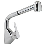 Kitchen faucet with pull-out spout - 2 types of spray_4