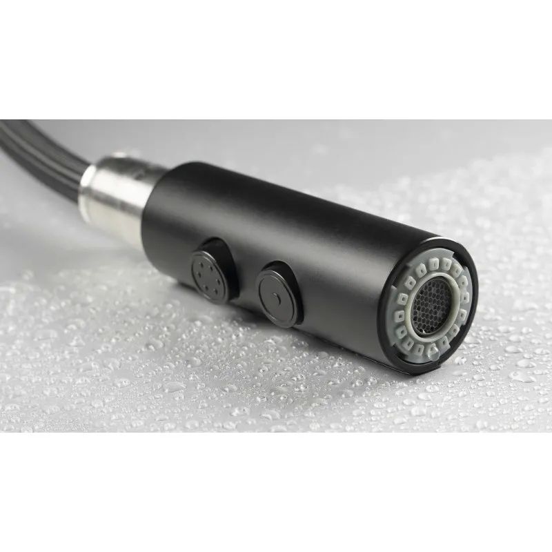 Kitchen faucet with pull-out spout - 2 types of spray_3