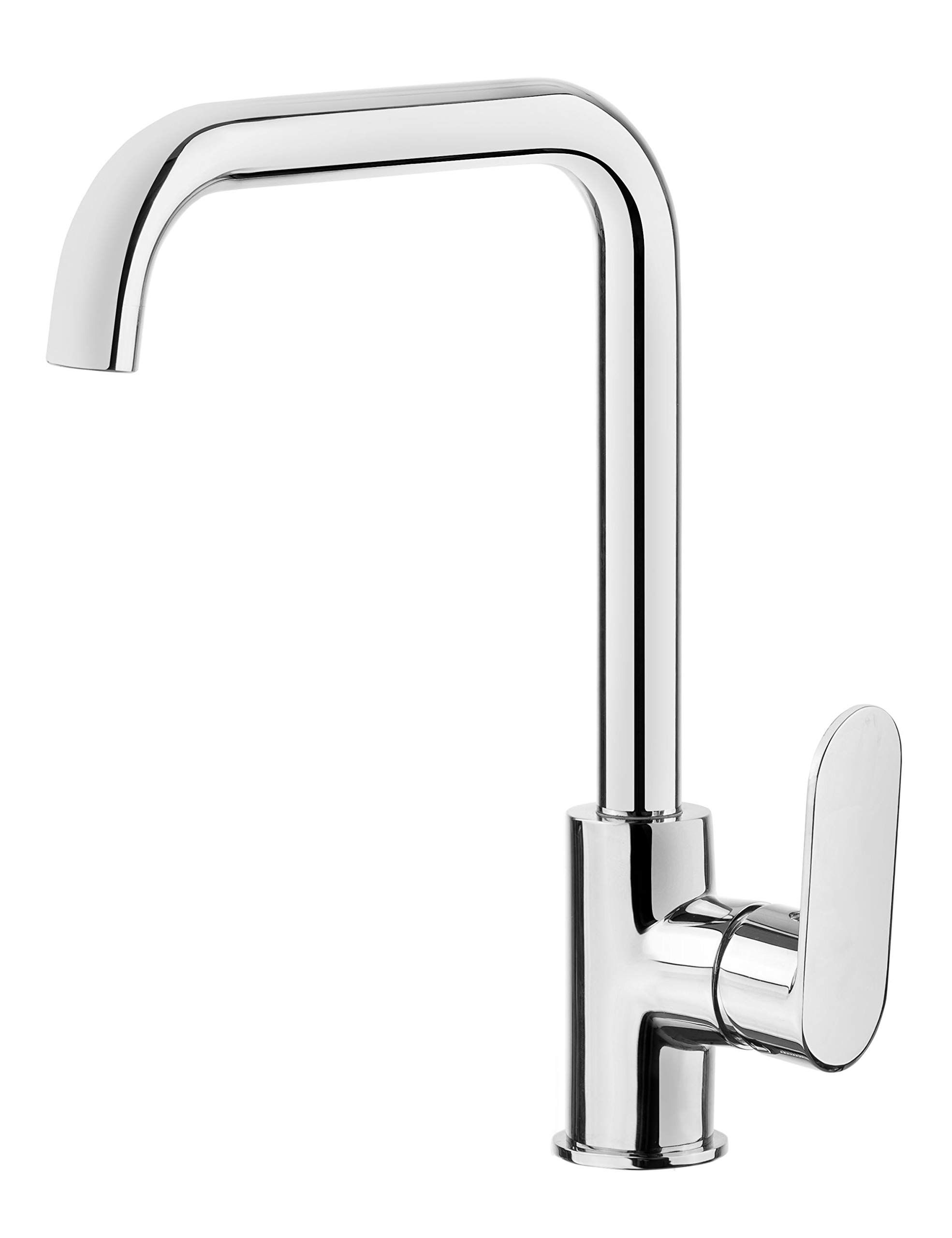 Kitchen faucet with rectangular spout_2