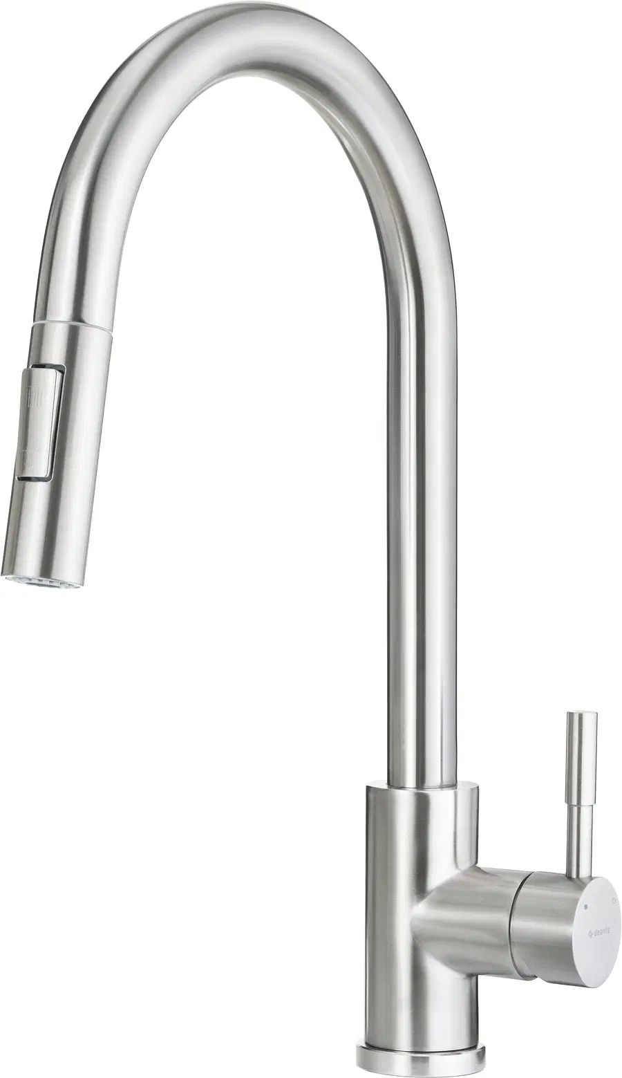 KITCHEN MIXER WITH PULL-OUT SPRAY DEANTE TWO FLOWS  BRUSHED STEEL LIMA_2