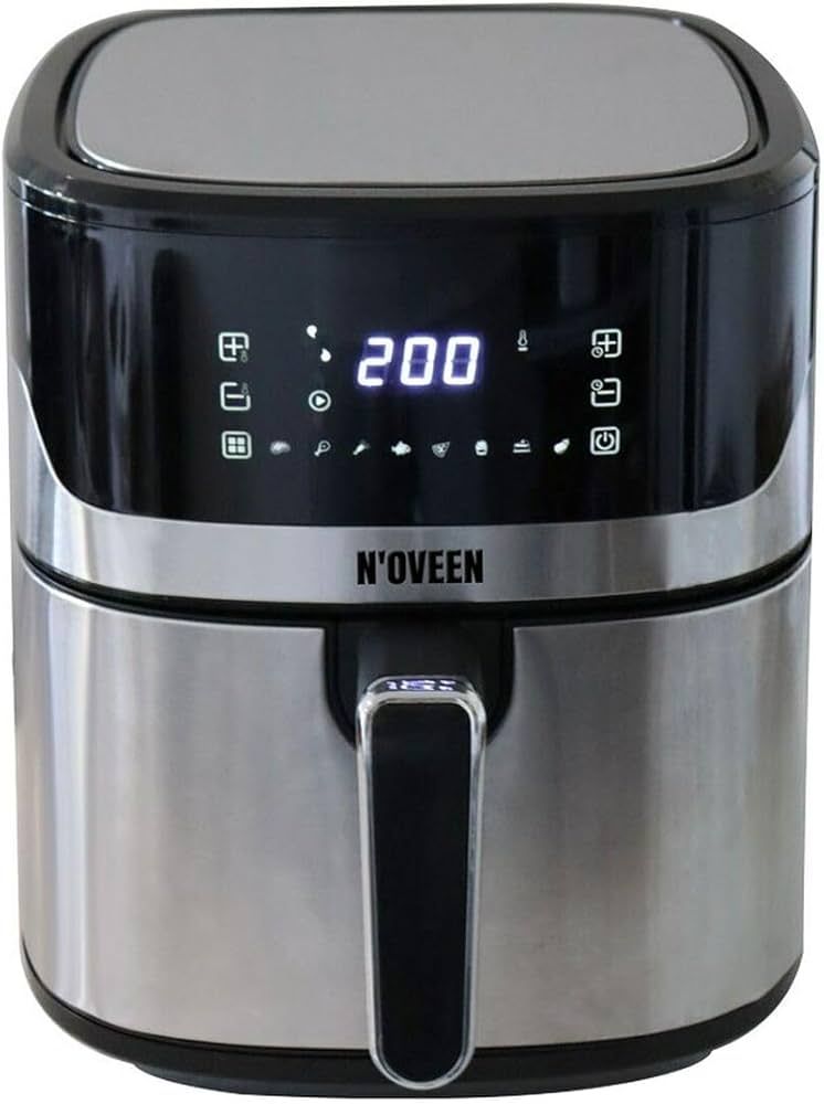 Hot air fryer NOVEEN AF550 6.5 l 1600 W Black  Silver_1
