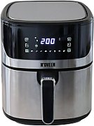 Hot air fryer NOVEEN AF550 6.5 l 1600 W Black  Silver_1