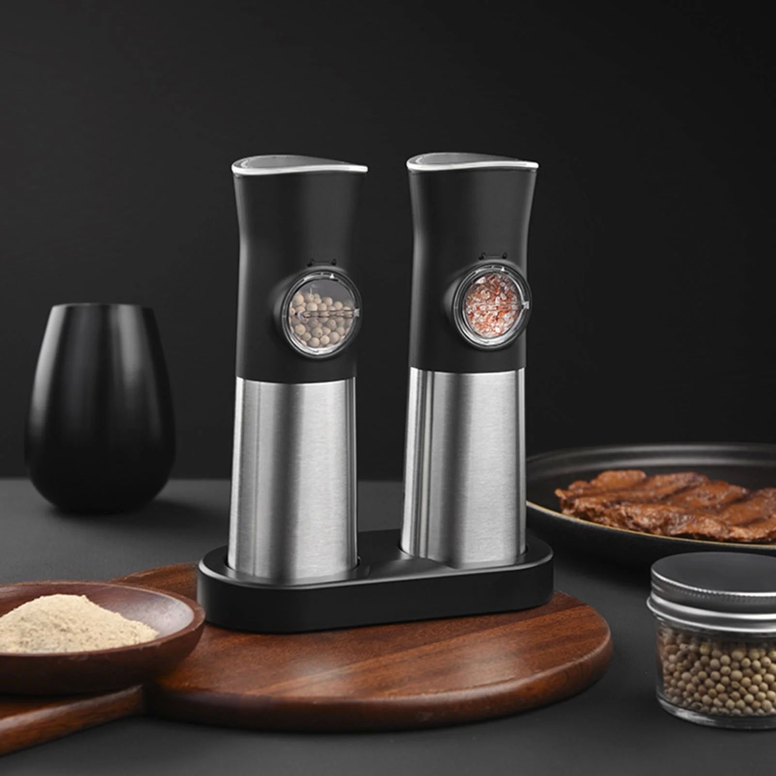 Salt and pepper grinder L black GEFU X-PLOSION G-34630_2