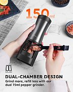 Salt and pepper grinder L black GEFU X-PLOSION G-34630_3