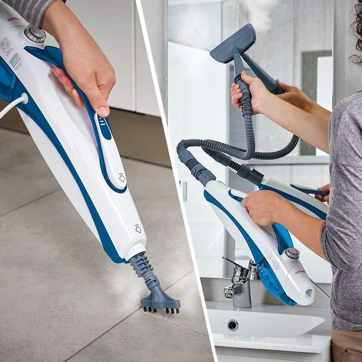 Polti Vaporetto SV460 Double Steam mop 0.3 L 1500 W Blue  White_5