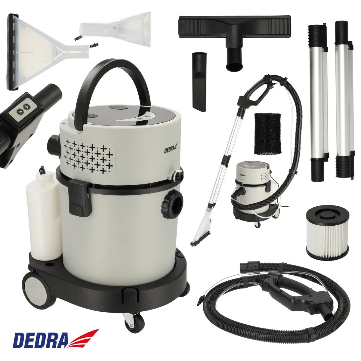 DEDRA WASHING VACUUM CLEANER 2in1 1200W 20L_2