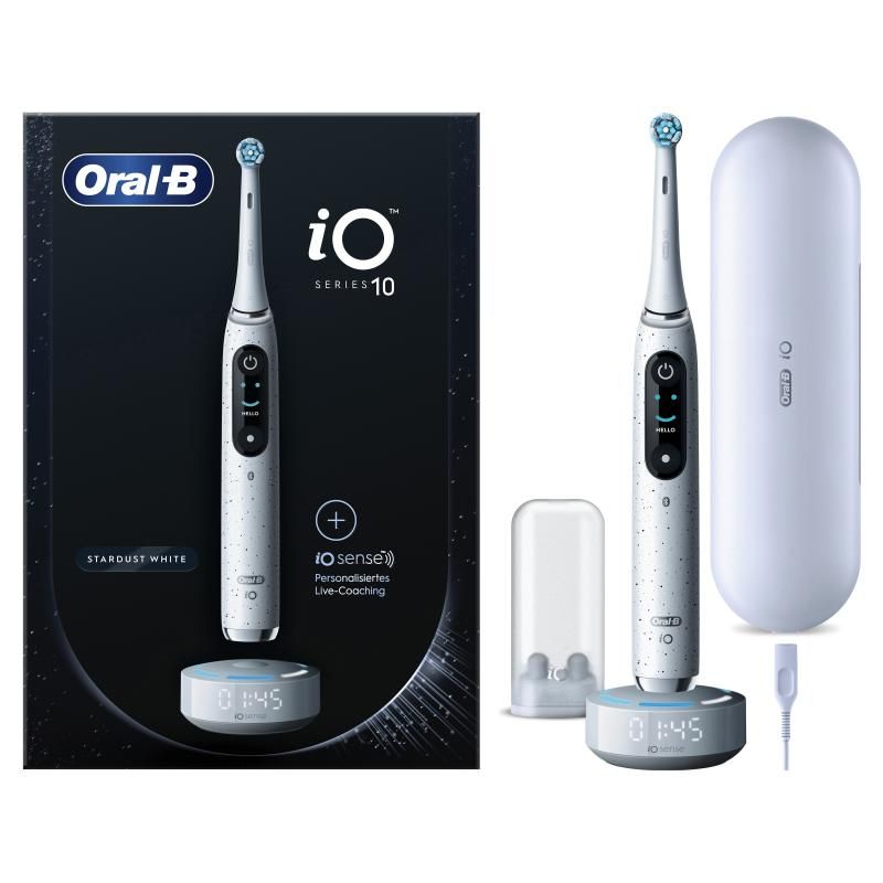 ORAL-B iO Series 10 Stardust White Electric toothbrush + iO Sense charger White_5